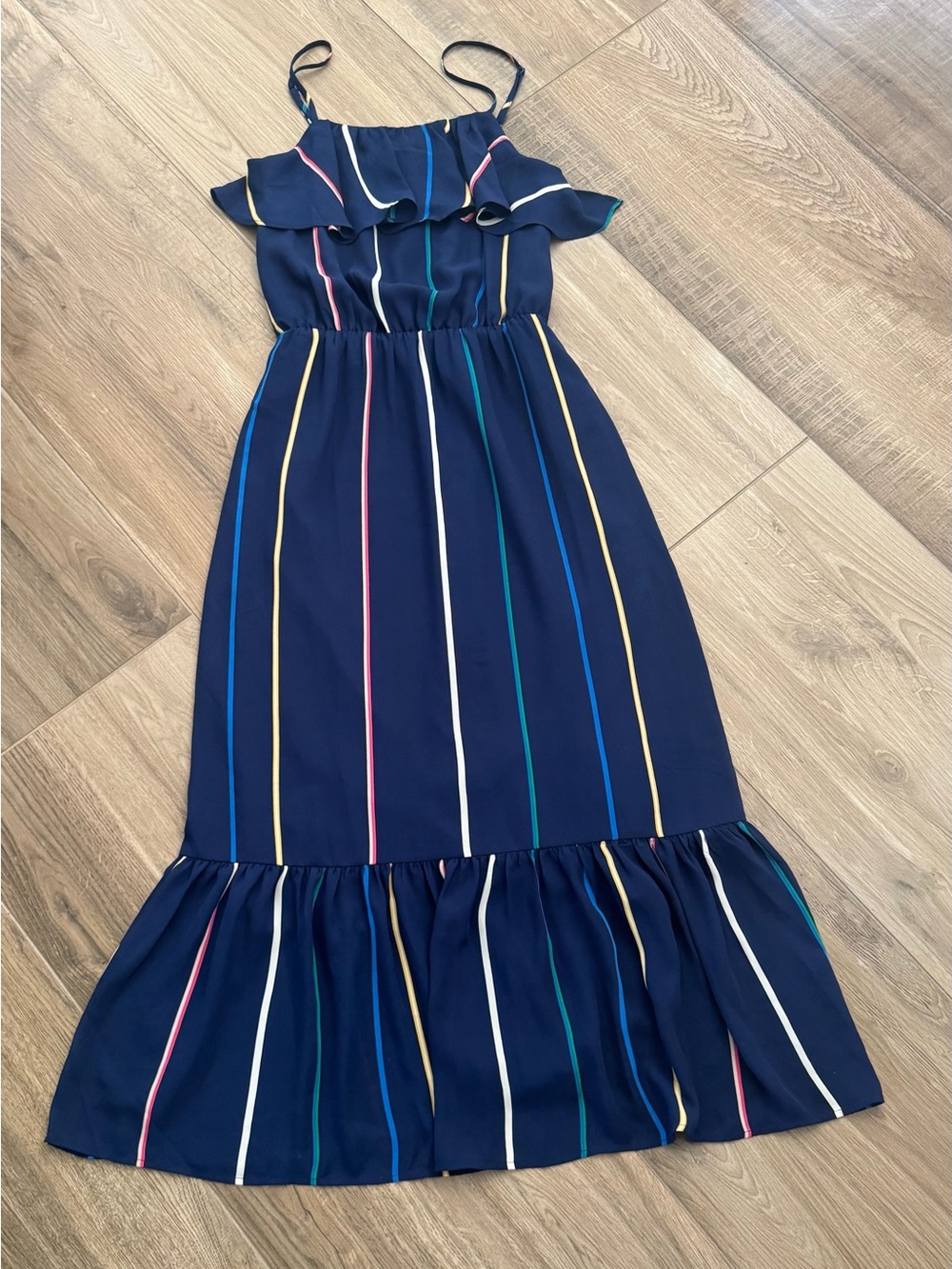 Banana Republic Factory - NWT - Navy Stripe Ruffle Sundress
